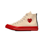 Converse Chuck 70 CDG Hi Pristine/Red/Egret  A01794C Men's