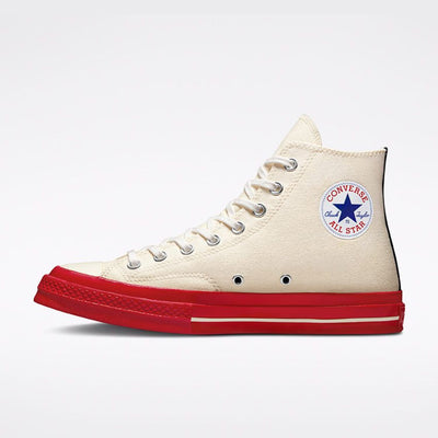 Converse Chuck 70 CDG Hi Pristine/Red/Egret  A01794C Men's