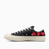 Converse Chuck 70 CDG OX Black/High Risk Red/Egret  A08149C Men's