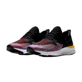Nike Odyssey React 2 Flyknit Black/Black-University Red  AH1015-005 Men's