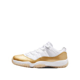 Nike Air Jordan 11 Retro Low White / Metallic Gold - Team Gold  AH7860-102 Women's