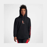 Nike Air Jordan Sportswear Wings 1988 Hoodie Black/Gym Red  AJ0430-010 Men's