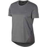 Nike Miler Top SS Grey  AJ8121-056 Women's