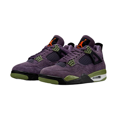 Nike Air Jordan 4 Retro Canyon Purple / Safety Orange  AQ9129-500 Women's