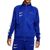 Nike Swoosh Poly Knit Jacket Blue  CJ4884-455 Men's