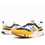 New Balance 997 White/Navy-Yellow  CM997HBY Men's