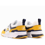 New Balance 997 White/Navy-Yellow  CM997HBY Men's