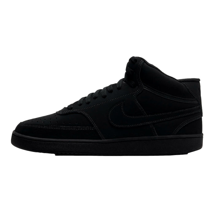 Nike Court Vision Mid Black / Black - Black  CU6620-001 Men's