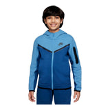 Nike Sportswear Tech Fleece Full Zip Hoodie Dutch Blue/Court Blue/Black  CU9223-469 Grade-School
