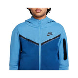 Nike Sportswear Tech Fleece Full Zip Hoodie Dutch Blue/Court Blue/Black  CU9223-469 Grade-School