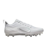 Nike Alpha Huarache 8 Pro LAX White/Metallic Silver  CW4439-100 Men's