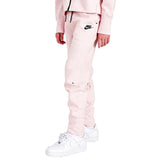 Nike Sportswear Tech Fleece Pants Pink Foam/Heather/Black  CZ2595-663 Grade-School