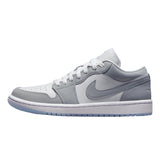Nike Air Jordan 1 Low White/Wolf Grey-Aluminum  DC0774-105 Women's