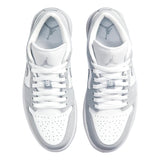 Nike Air Jordan 1 Low White/Wolf Grey-Aluminum  DC0774-105 Women's