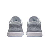 Nike Air Jordan 1 Low White/Wolf Grey-Aluminum  DC0774-105 Women's