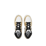 Nike Air Jordan 1 Mid SE Metallic Gold / Black - White  DC1420-700 Grade-School