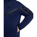 Nike Sportswear Tech Fleece Full Zip Hoodie Blue/Black  DD8755-410 Grade-School