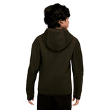 Nike Sportswear Tech Fleece Full Zip Hoodie Green/Black  DJ5494-355 Grade-School