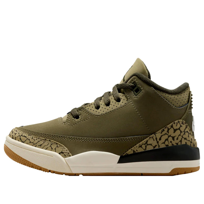 Nike Jordan 3 Retro Medium Olive / Sequoia  DM0966-202 Pre-School