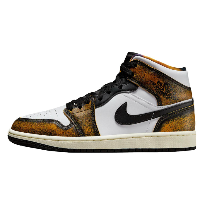 Nike Air Jordan 1 Mid SE Black / Taxi - White - Sail  DQ8417-071 Men's