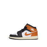 Nike Air Jordan 1 Mid Starfish / Black - White - Sail  DQ8423-801 Grade-School