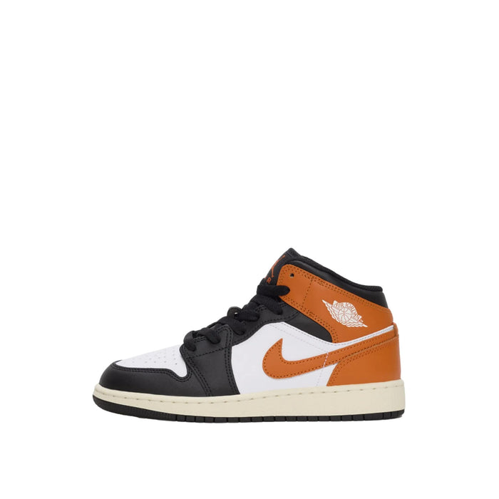 Nike Air Jordan 1 Mid Starfish / Black - White - Sail  DQ8423-801 Grade-School