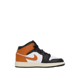 Nike Air Jordan 1 Mid Starfish / Black - White - Sail  DQ8423-801 Grade-School