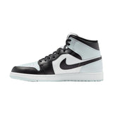 Nike Air Jordan 1 Mid Black / Squadron Blue - Aura - White  DQ8426-002 Men's