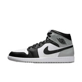 Nike Air Jordan 1 Mid White / Black - Light Smoke Grey  DQ8426-101 Men's