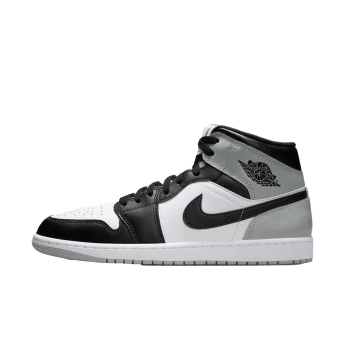 Nike Air Jordan 1 Mid White / Black - Light Smoke Grey  DQ8426-101 Men's