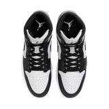 Nike Air Jordan 1 Mid White / Black - Light Smoke Grey  DQ8426-101 Men's