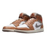 Nike Air Jordan 1 MID HEMP / Fire Red / White  DQ8426-200 Men's