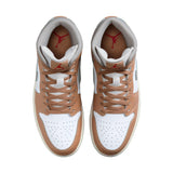 Nike Air Jordan 1 MID HEMP / Fire Red / White  DQ8426-200 Men's
