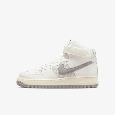 Nike Air Force 1 High LE Sail/Medium Grey-Light Bone  DV2236-100 Grade-School