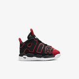 Nike Air More Uptempo Black/White-University Red  FB1345-001 Toddler