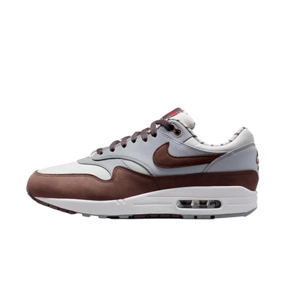 Nike Air Max 1 Premium Summit White/Plum Eclipse  FB8916-100 Men's