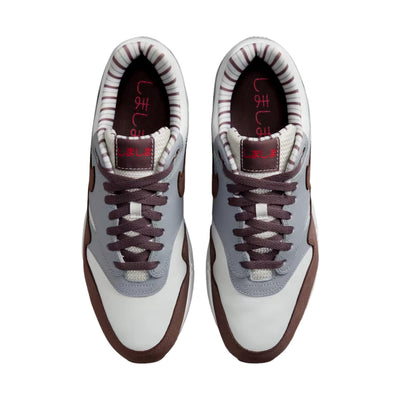 Nike Air Max 1 Premium Summit White/Plum Eclipse  FB8916-100 Men's