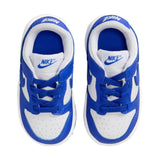 Nike Dunk Low White / Hyper Royal - Hyper Royal  FB9107-131 Toddler