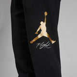 Nike Jordan Essentials Fleece Baseline Trousers Black/Gold  FD7345-011 Men's
