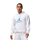 Nike Jordan Essentials Fleece Hoodie White/Legend Blue  FD7545-100 Men's
