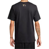 Nike Sportswear Swoosh Air Graphic T-Shirt Black/Gold  FN7704-070 Men's