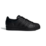 Adidas Superstar J Core Black/Core Black-Core Black  FU7713 Grade-School