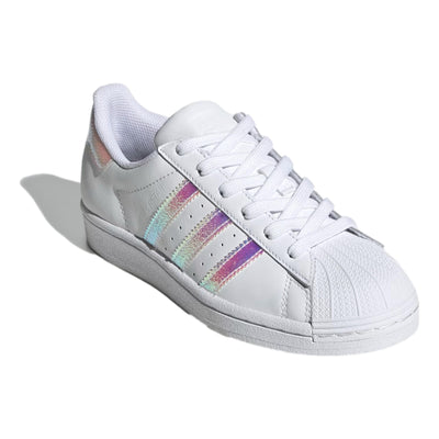 Adidas Superstar J White/White-White  FV3139 Grade-School