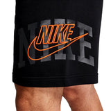 Nike French Terry Shorts Black/Orange  FV5136-010 Men's