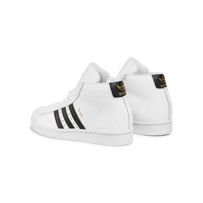 Adidas Pro Model Footwear White/Core Black/Gold  FV5724 Grade-School