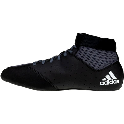 Adidas Adidas Adult Mat Hog 2.0 Wrestling Shoes Black / Onyx / White  FZ5391 Men's