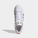 Adidas Superstar Footwear White/Gold Metallic/Footwear White  G55658 Women's