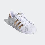 Adidas Superstar Footwear White/Gold Metallic/Footwear White  G55658 Women's