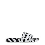 Adidas Adilette Marimekko Slides Black / White / Team Real Magenta  GW7536 Women's