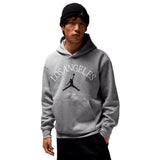 Nike Jordan LA City HBR Pullover Hoodie Carbon Heather  HF1498-091 Men's